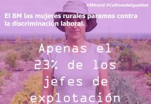 Las mujeres rurales paran los pueblos por la igualdad